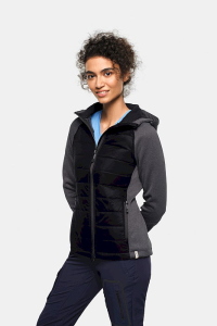 Hakro Kapuzen-Hybridjacke Contrast Damen 265
