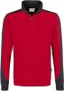 Hakro Zip-Sweatshirt Contrast Mikralinar® 476