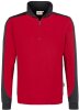 Hakro Zip-Sweatshirt Contrast Mikralinar® 476