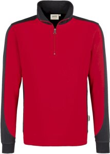 Hakro Zip-Sweatshirt Contrast Mikralinar® 476