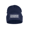 FFW Naumburg Strickmütze navy, inkl. Logo