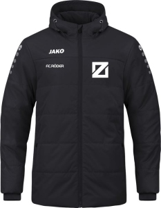Blau-Weiß Zorbau Jako Coachjacke Team mit Kapuze