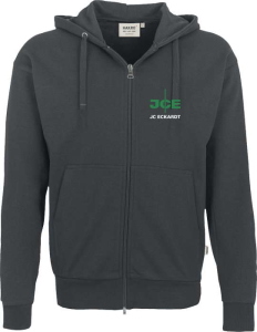 JCE Hakro Kapuzen-Sweatjacke Premium 605 anthrazit