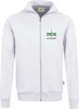 JCE Hakro Sweatjacke College 606 weiß