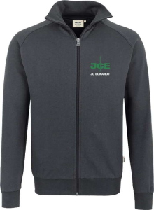JCE Hakro Sweatjacke College 606 anthrazit