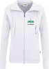 JCE Hakro Sweatjacke Damen College 406 weiß