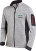 JCE FHB CHRISTOPH Strick-Fleece-Jacke hellgrau