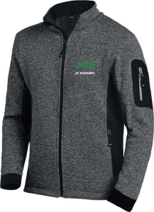 JCE FHB CHRISTOPH Strick-Fleece-Jacke grau