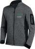 JCE FHB CHRISTOPH Strick-Fleece-Jacke grau
