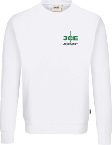 JCE Hakro Sweatshirt Mikralinar® 475 weiß