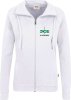 JCE Hakro Sweatjacke Damen College 406 weiß