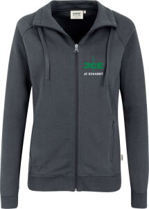 JCE Hakro Sweatjacke Damen College 406 anthrazit