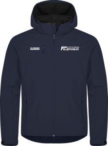 FFW Zscheiplitz Clique Softshelljacke mit Kapuze