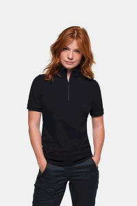 Hakro Zip-Shirt Piqué Mikralinar® Eco Damen 334