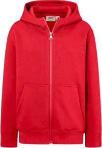 Hakro Kinder Kapuzen-Sweatjacke Bio-Baumwolle 565