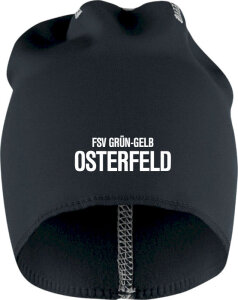 FSV Grün-Gelb Osterfeld CL Fleecemütze Reflective schwarz