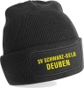 SV Schwarz-Gelb Deuben Wintermütze schwarz