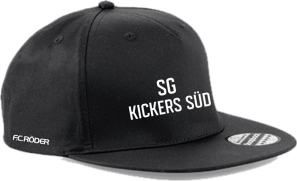 SG Kickers Süd 5 Panel Snapback Cap schwarz