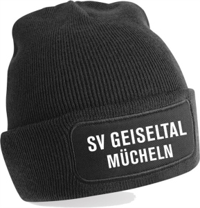 SV Geiseltal Mücheln Wintermütze schwarz