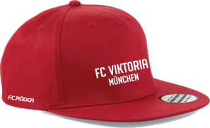 FC Viktoria München 5 Panel Snapback Cap rot