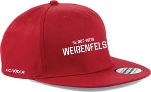 SV RW Weißenfels 5 Panel Snapback Cap rot