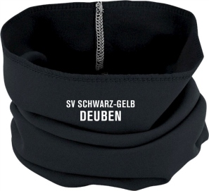 SV Schwarz-Gelb Deuben CL Neckwarmer Flex-Fleece schwarz