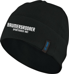 Baumersrodaer SV Jako Fleecemütze schwarz Junior