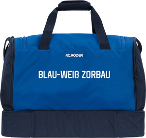 Blau-Weiß Zorbau Jako Sporttasche Iconic mit Bodenfach