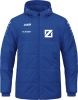 Blau-Weiß Zorbau Jako Coachjacke Team mit Kapuze