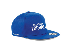 Blau-Weiß Zorbau 5 Panel Snapback Cap