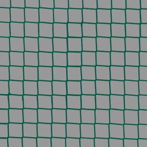 Fußballtornetz 7,50 m x 2,50 m | Netztiefe  80/150 cm | einfarbig grün