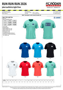 JAKO Laufshirt Light Flow